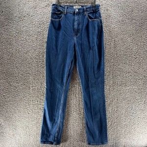 Abercrombie & Fitch 90s Slim Straight Ultra High Rise Jeans Women's 30/10 Curve